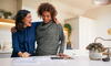 Women happy in kitchen
